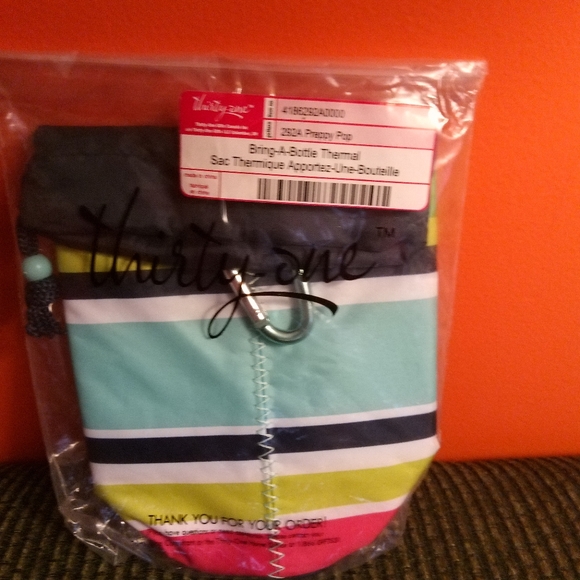Thirty-one "bring a bottle thermal" tote - Picture 1 of 3